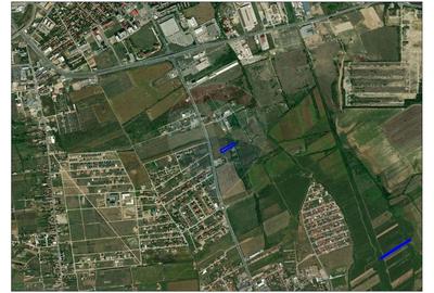 Teren 2464 mp, Sanmartin, proximitate Str. Nufarului, front 21,35 m - 3