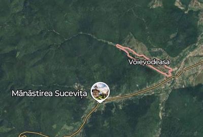 Teren de 3000 mp, în Sucevița - 3