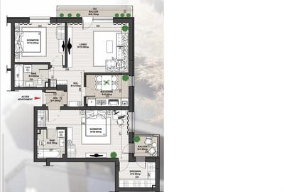 #3camere #decomandat #zona linistita - 2