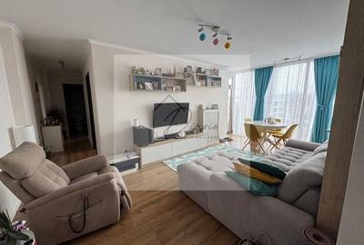 Apartament cu 3 camere semidecomandat, mobilat în Central