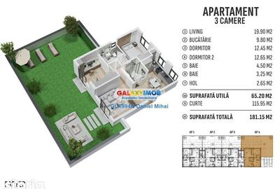 Apartament cu 3 camere decomandat în Central - 12