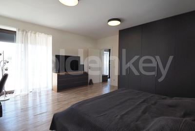 Penthouse cu 4 camere semidecomandat, mobilat în Barbu Văcărescu - 21