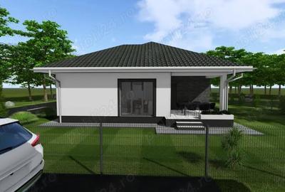 Tautii Magheraus (zona str. 4) PROIECT NOU casa pe parter, s.c.=150 mp, teren 500 mp