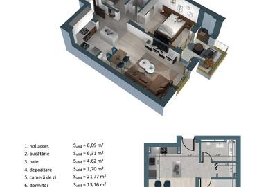 Apartament cu 2 camere decomandat în Mehala - 8
