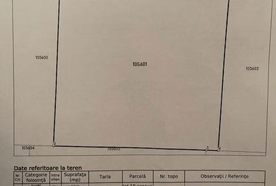 Teren de 342 mp, în Valu lui Traian - 2