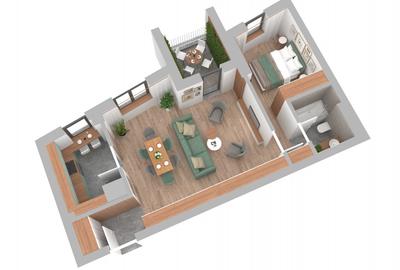 Roka Doamna Ghica - Apartament 2 camere - 2
