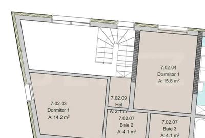 Apartament cu 3 camere semidecomandat în Semicentral - 2