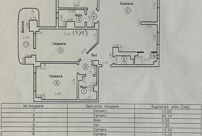 Apartament cu 4 camere -ETAJ INTERMEDIAR- 5 minute Medicina - 11