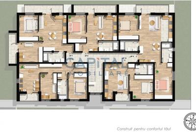 Apartament de vanzare, 3 camere, etaj 1, bloc nou, comision 0% - 4
