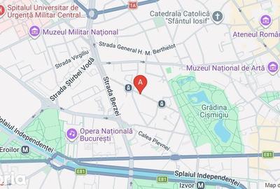 Apartament cu 3 camere semidecomandat, mobilat în Cișmigiu