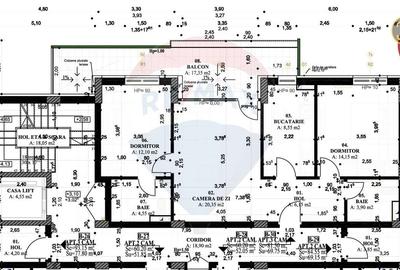 Apartament cu 3 camere decomandat în Central - 9
