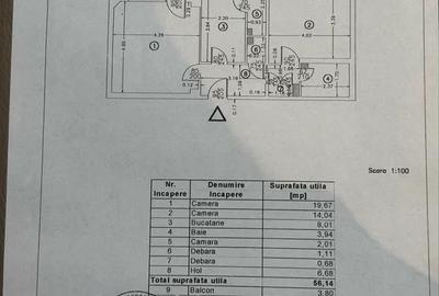 Apartament cu 2 camere decomandat, mobilat în Aviației - 8