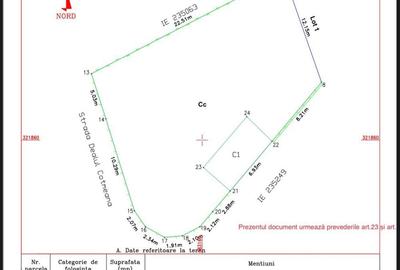 Teren de 391 mp, în Central - 2