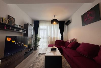 Apartament cu 2 camere semidecomandat, mobilat în Băneasa