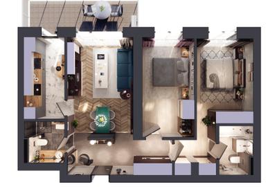 Apartament cu 3 camere decomandat în Theodor Pallady - 2