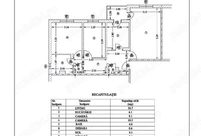 Apartament cu 3 camere decomandat în 9 Mai - 2