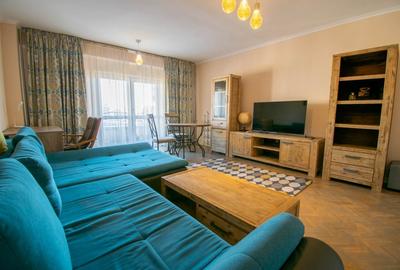 Burebista 3 camere,doua bai,mobilat si utilat ,81 mp+parcare inclusa 0%Comision - 2