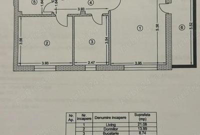 Apartament 63 mp pretabil spa?iu comercial Biruin?ei, Pope?ti-Leordeni 1000 luna Apartament 63 mp pretabil spa?iu comercial Biruin?ei, Pope?ti-Leordeni 1000 luna - 9