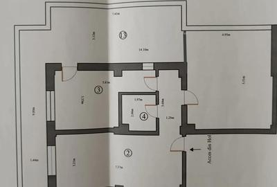 Apartament cu 3 camere decomandat în Ultracentral - 1