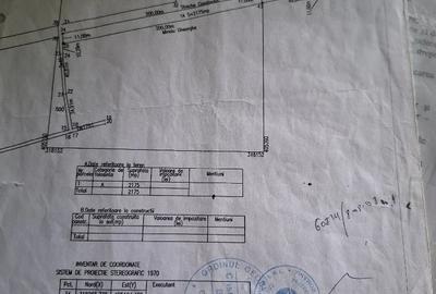 Teren de 2175 mp, în Central