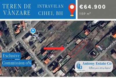 Teren intravilan, de - Cihei, BH Teren intravilan, de - Cihei, BH - 1