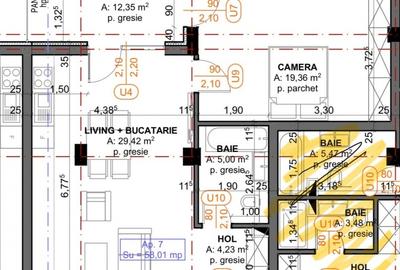 Apartament 2 camere, 58 mp, finisat, Valea Chintaului, ansamblu privat cu barie! - 8