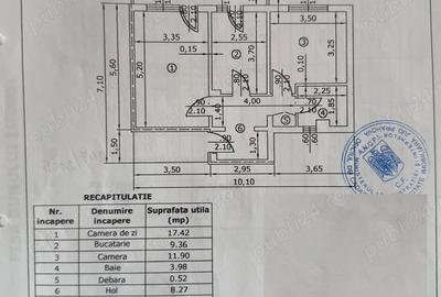 Apartament cu 2 camere decomandat în Republicii - 6