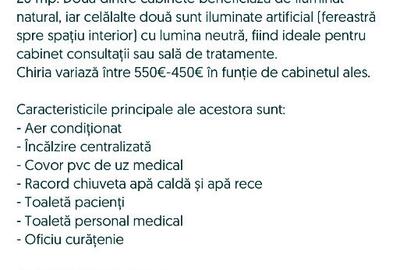 Inchiriez 3 cabinete medicale in Deva, zona Dacia, etaj 1, Inchiriez 3 cabinete medicale in Deva, zona Dacia, etaj 1, - 2