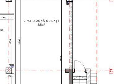 Spațiu comercial, de 75 mp, în Central - 3