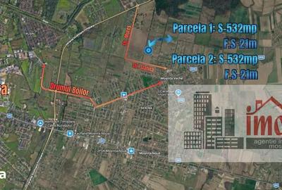 Teren de 532 mp, în Moșnița Nouă