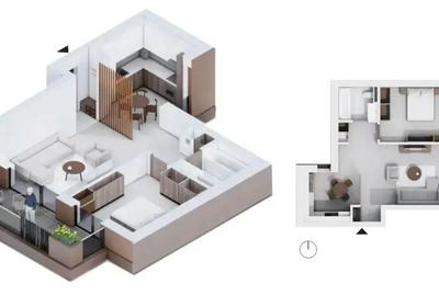 Apartament cu 2 camere în Decebal - 12