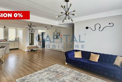 Comision 0% 4 camere 121 mp in vila, LUX, 3 parcari, priveliste