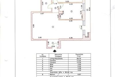 Apartament cu 3 camere decomandat, mobilat în Timpuri Noi - 16