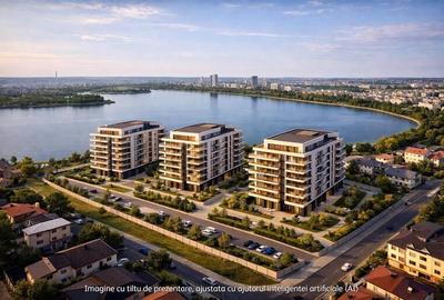 Teren 3771 mp,zona Lacul Morii, Vedere catre lac - 4