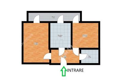 Apartament cu 2 camere decomandate zona Vasile Aaron din Sibiu - 9