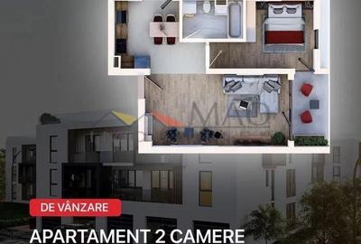 Apartament cu 2 camere decomandat în Unirii - 2