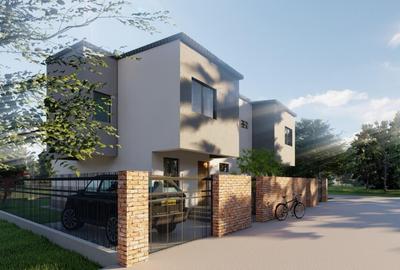 Duplex cu 4 camere cu Canalizare în Balotești - 1