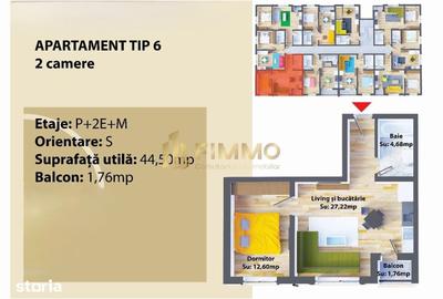 Apartament cu 2 camere în Ipotești - 2