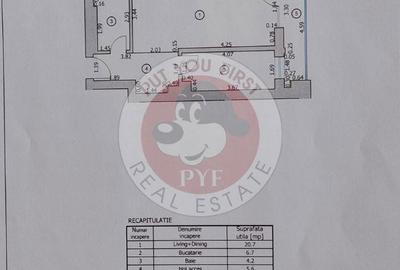 Garsonieră decomandată în Viilor - 1
