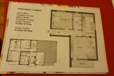 Apartament 2 camere, 57 mp, mobilat + balcon Str. Sfin?ii Voievozi - 2