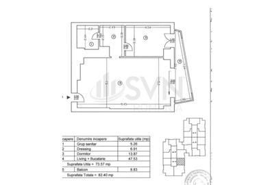 Apartament cu 2 camere decomandat, mobilat în Barbu Văcărescu - 7