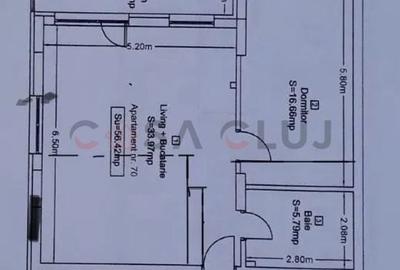2 camere, etaj intermediar, parcare inclusa  zona Vivo - 6