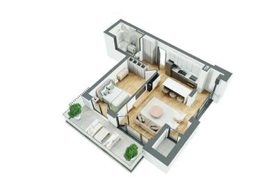 Apartament cu 2 camere semidecomandat în Bartolomeu - 9