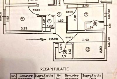 Etaj 2! Apartament 4 camere 2 băi, Tatarasi, decomandat - 14