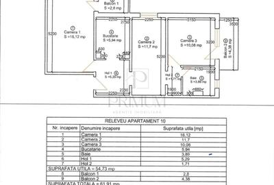 LIPOVEI - 3 CAM - ETJ.2 - CENTRALA/A.C - RENOVAT - ZONA EXCELENTA - 9