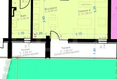 Garsonieră semidecomandată în Aradului - 1