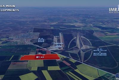81 HA - Teren de Vanzare - M.K. Constanta (Aeroport & Baza NATO) - 3