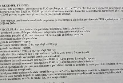 Teren Construcții intravilan de 627 mp, în Sud - 4