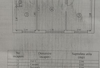 Apartament cu 2 camere nedecomandat, mobilat în P-ța Ovidiu - 7