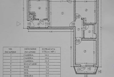 Apartament cu 3 camere semidecomandat în Nord - 3